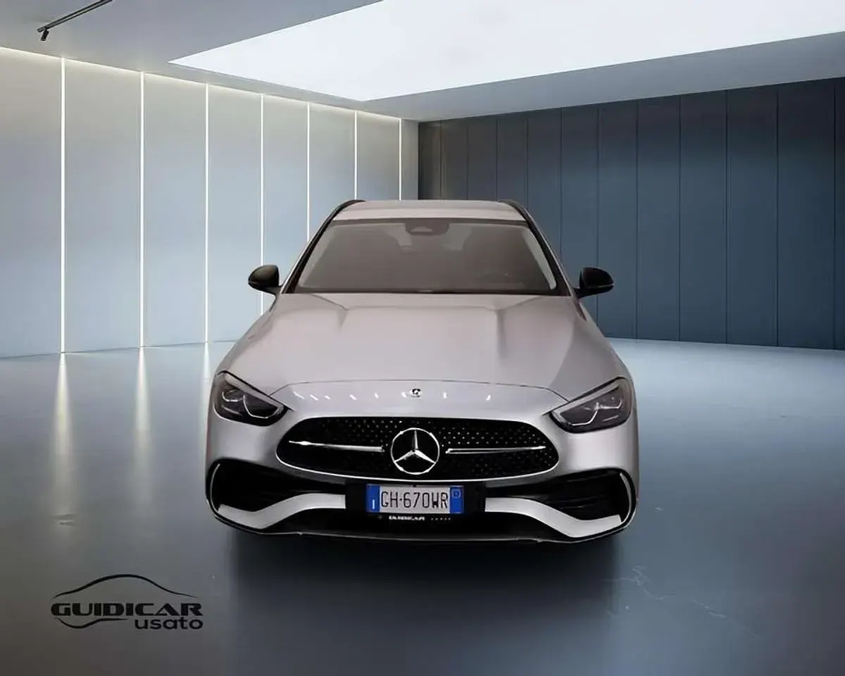 Usata Mercedes C220 Premium 200 CV (147 kW) 2022 Argento hightech Station wagon