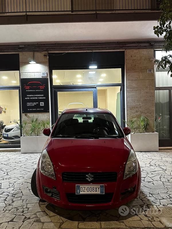 Usata Suzuki Splash GLS 86 CV (63 kW) 2009 Rosso Utilitaria