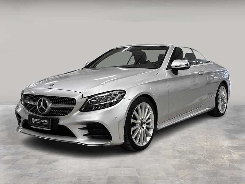 Usata Mercedes C220 Premium 194 CV (142 kW) 2021 Argento Cabrio
