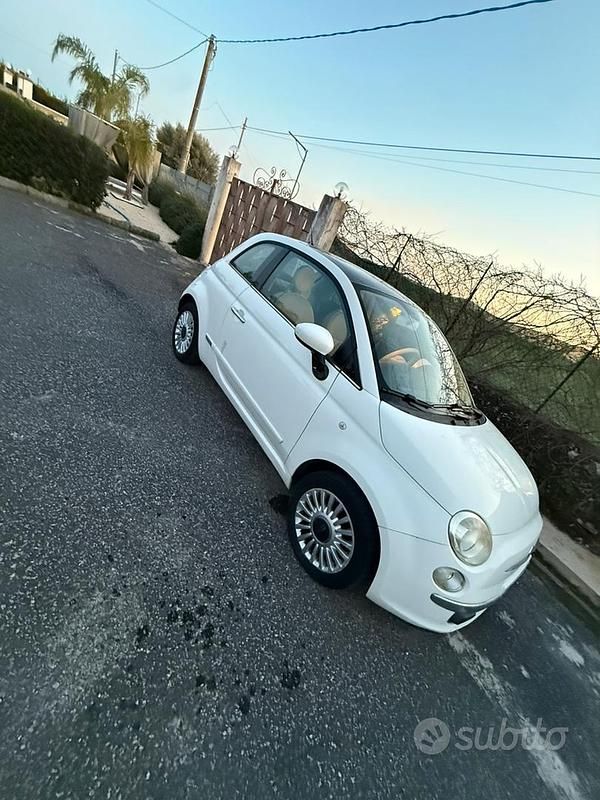 Usata Fiat 500 2010 Bianco Berlina
