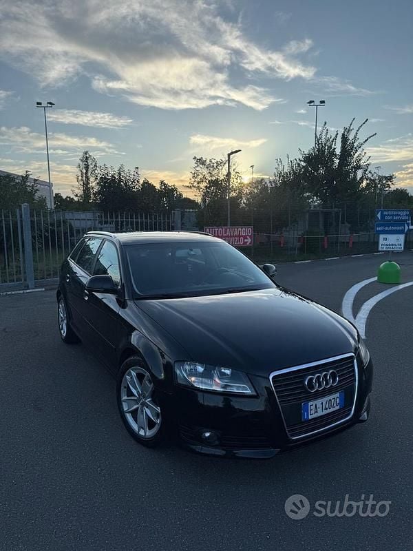 Usata Audi A3 140 CV (102 kW) 2011 Nero Utilitaria
