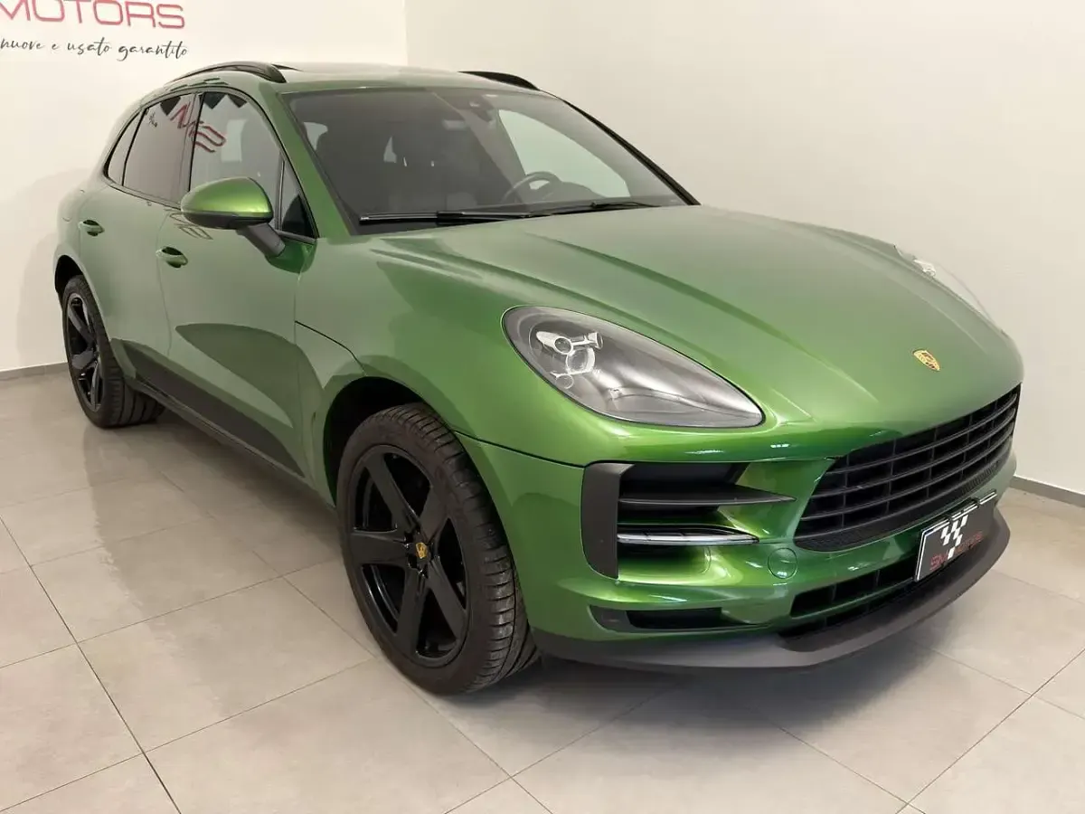 Usata Porsche Macan 245 CV (180 kW) 2020 Verde mamba SUV