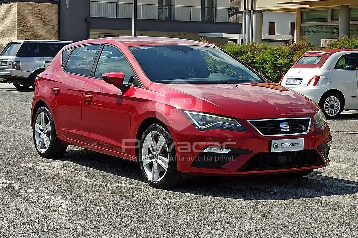 Usata Seat Leon FR 116 CV (85 kW) 2019 Rosso Utilitaria