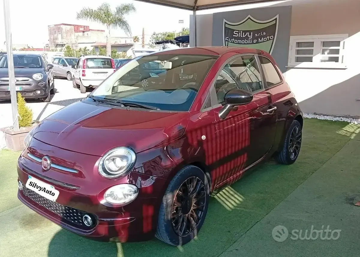 Usata Fiat 500 Lounge 69 CV (50 kW) 2016 Rosso Berlina