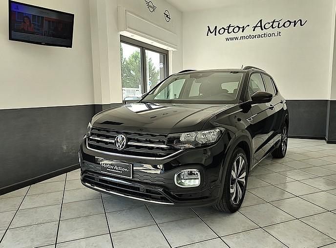 Usata VW T-Cross R-line 110 CV (80 kW) 2022 Nero SUV
