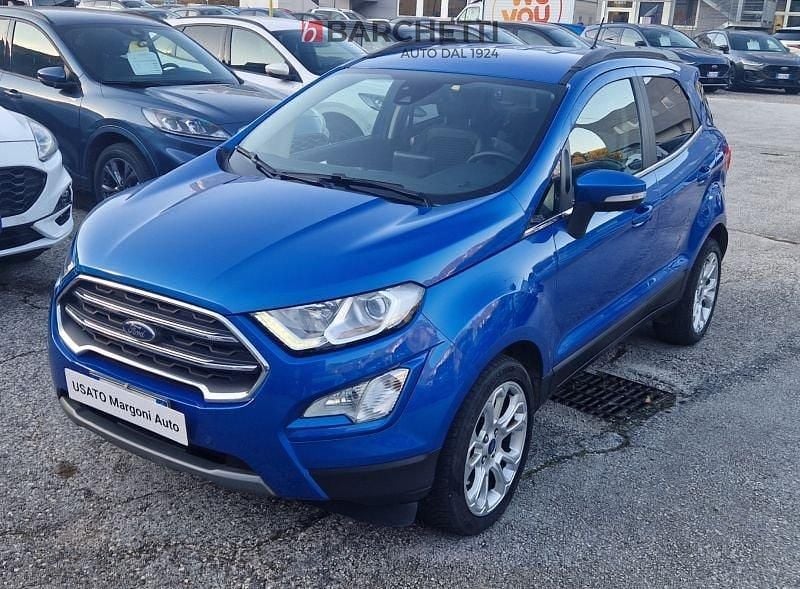 Usata Ford Ecosport Titanium 125 CV (91 kW) 2022 Blu SUV