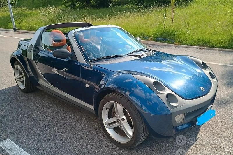 Usata Smart Roadster 82 CV (60 kW) 2006 Blu Cabrio