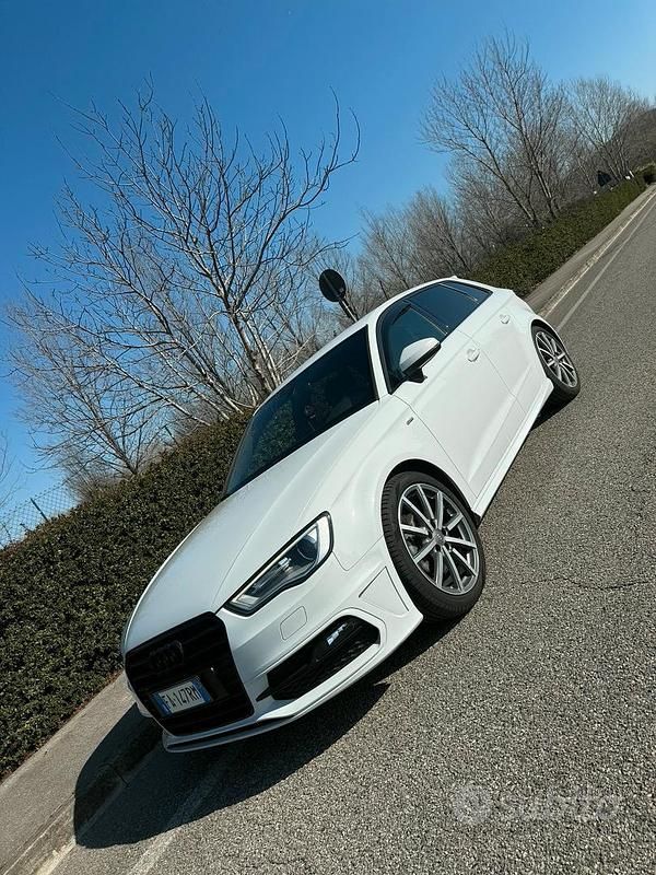 Usata Audi A3 Ambition 150 CV (110 kW) 2015 Bianco Berlina