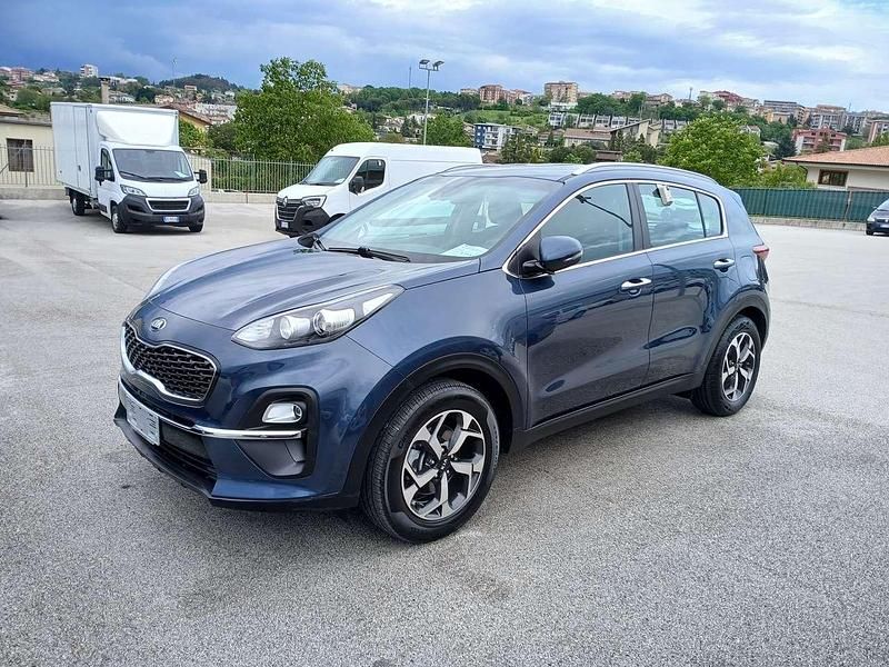 Usata Kia Sportage Style 136 CV (100 kW) 2020 Blu/azzurro SUV