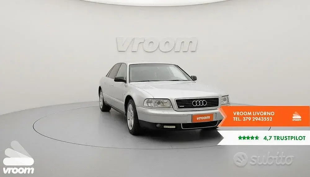 Usata Audi A8 225 CV (165 kW) 2001 Grigio Berlina
