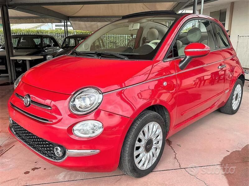 Rosso Usata 2017 Fiat 500C Cabrio | 9199 € (Ottimo prezzo) - Immagine 1/4