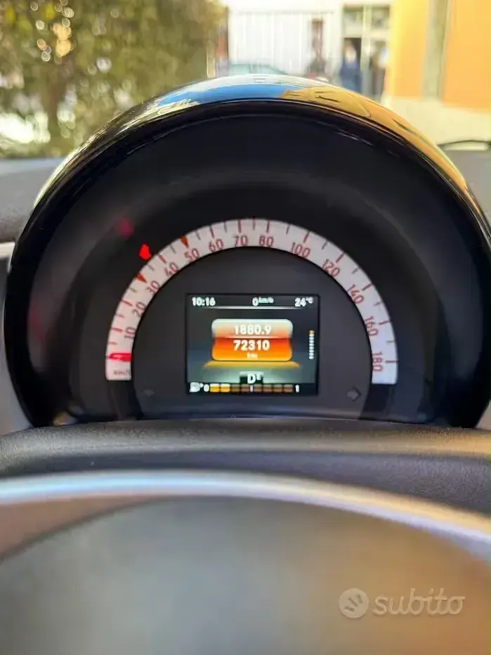 Usata Smart ForTwo Cabrio Brabus 90 CV (66 kW) 2019 Grigio Cabrio