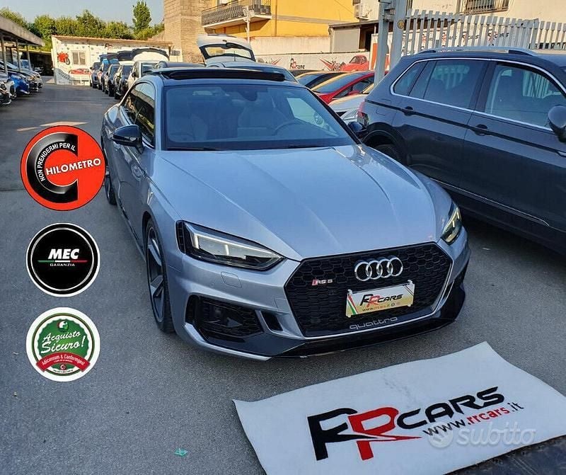 Usata Audi RS5 Comfort 450 CV (330 kW) 2018 Grigio Coupé