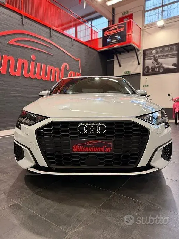 Usata Audi A3 Premium 150 CV (110 kW) 2020 Bianco Berlina