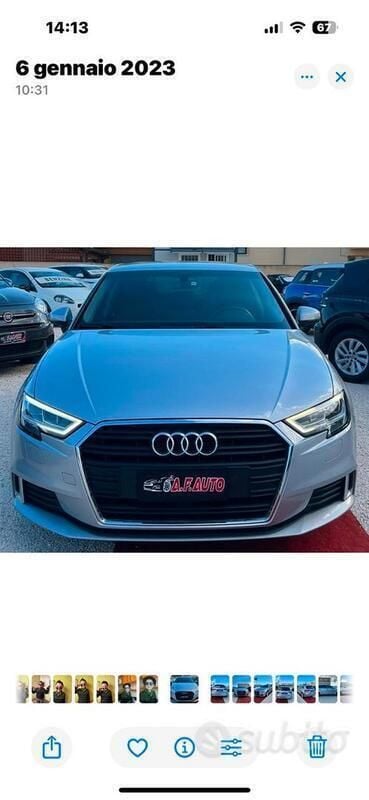 Grigio Usata 2019 Audi A3 Tre volumi | 16.500 € - Immagine 1/4