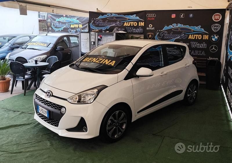 Usata Hyundai i10 Style 66 CV (48 kW) 2017 Bianco Utilitaria