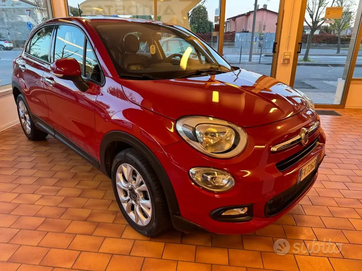 Usata Fiat 500X 95 CV (69 kW) 2017 Rosso SUV