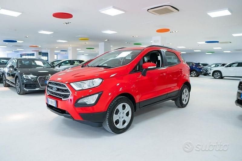 Usata Ford Ecosport 100 CV (73 kW) 2018 Rosso SUV