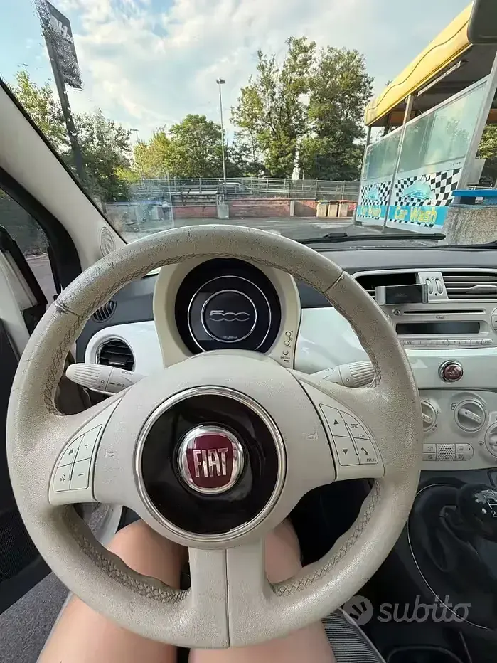 Usata Fiat 500 Pop 69 CV (50 kW) 2016 Bianco Berlina