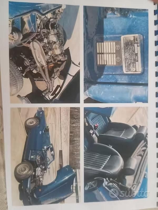 Usata Triumph Spitfire 1970 Blu Cabrio