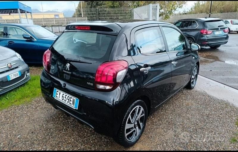 Usata Peugeot 108 82 CV (60 kW) 2015 Nero Utilitaria