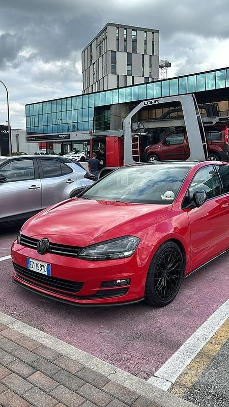 Usata VW Golf VII 125 CV (91 kW) 2016 Rosso Utilitaria