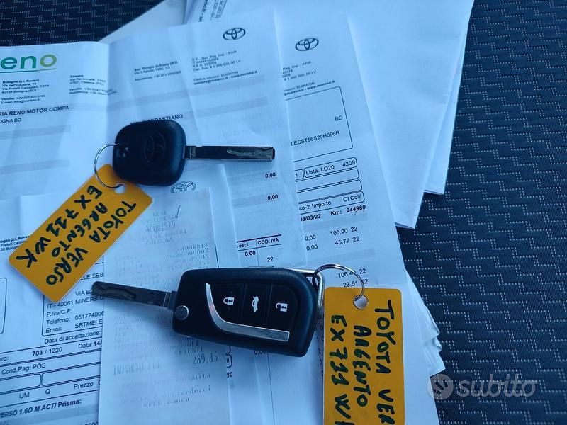 Usata Toyota Verso 112 CV (82 kW) 2015 Grigio Monovolume