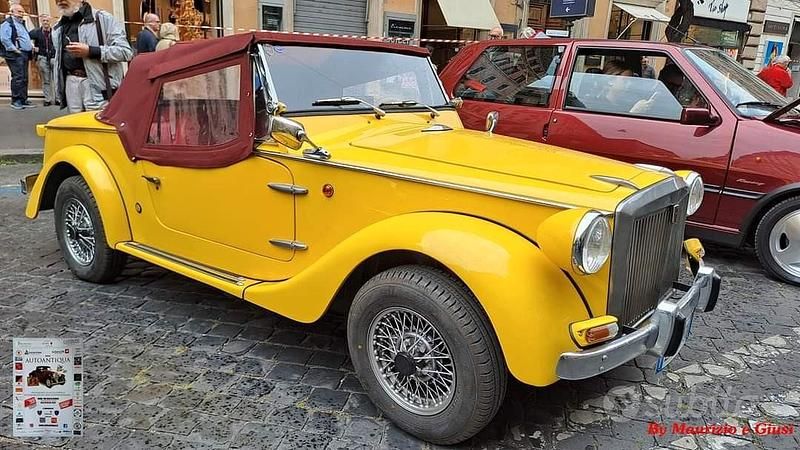 Usata Fiat 850 1960 Giallo Cabrio