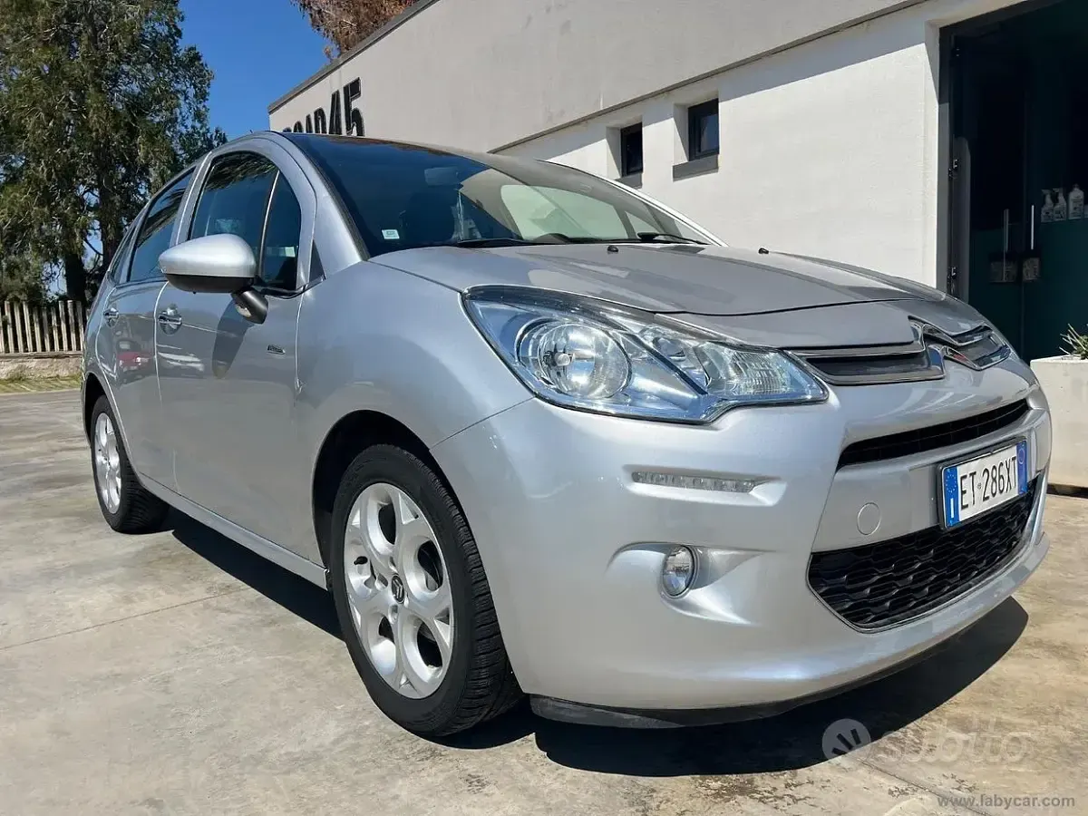 Usata Citroën C3 Exclusive 68 CV (50 kW) 2014 Argento Berlina