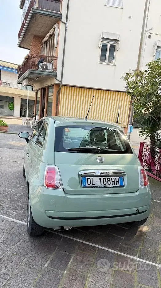 Usata Fiat 500 Pop 69 CV (50 kW) 2008 Verde Berlina