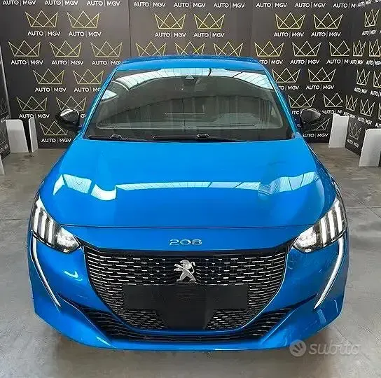 Usata Peugeot 208 GT-line 101 CV (74 kW) 2019 Blu/azzurro Utilitaria
