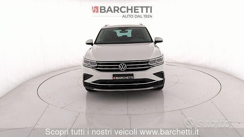 Usata VW Tiguan Elegance 150 CV (110 kW) 2021 Bianco SUV