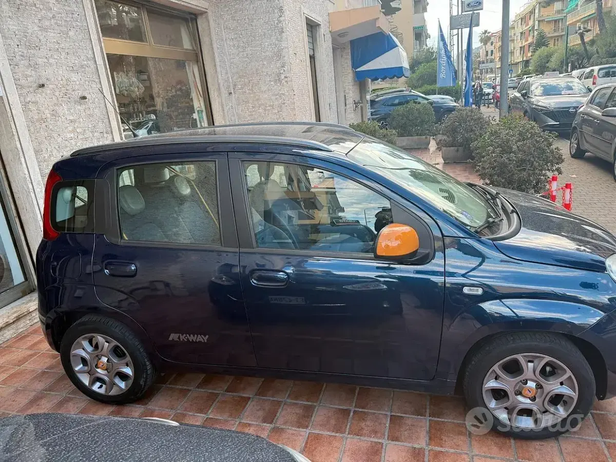 Usata Fiat Panda 69 CV (50 kW) 2015 Blu Utilitaria