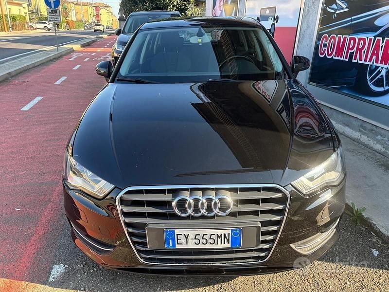 Usata Audi A3 Ambition 110 CV (80 kW) 2015 Nero Berlina