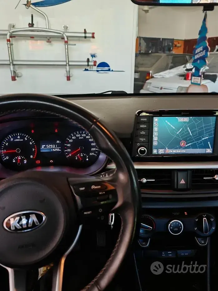 Usata Kia Picanto 67 CV (49 kW) 2017 Bianco Utilitaria