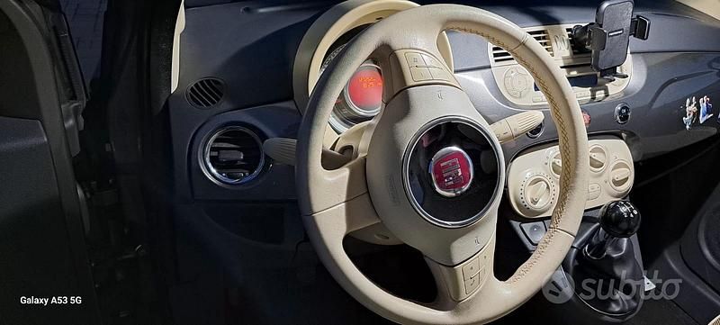 Usata Fiat 500 Lounge 95 CV (69 kW) 2011 Grigio Berlina