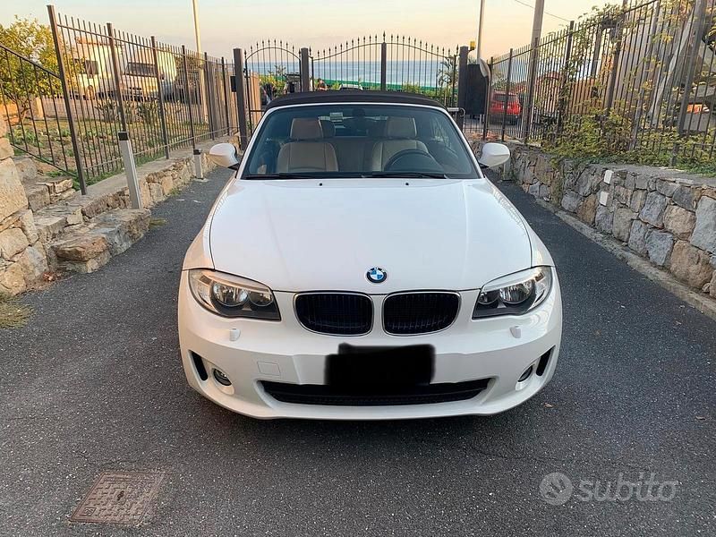 Bianco Usata 2012 BMW 120 Cabriolet Cabrio | 10.000 € (Buon prezzo) - Immagine 1/4