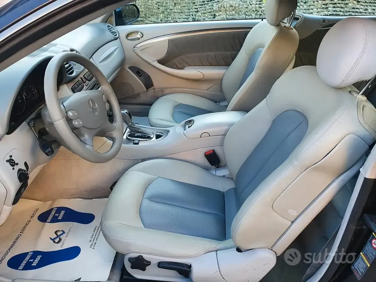 Usata Mercedes CLK240 Avantgarde 170 CV (125 kW) 2003 Bianco Cabrio