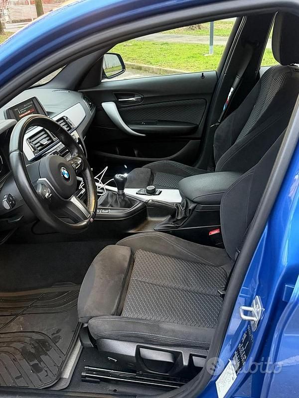 Usata BMW 114 M Sport 95 CV (69 kW) 2017 Blu/azzurro Utilitaria