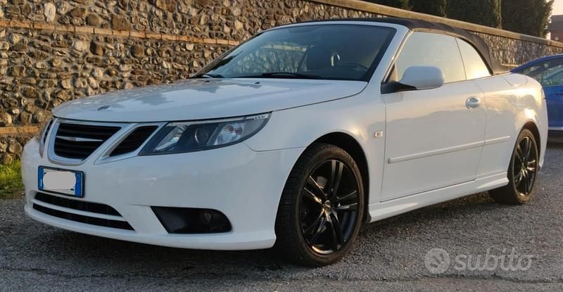 Usata Saab 9-3 Cabriolet 160 CV (117 kW) 2012 Bianco Cabrio