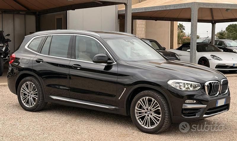 Usata BMW X3 Luxury Line 190 CV (139 kW) 2020 Nero SUV