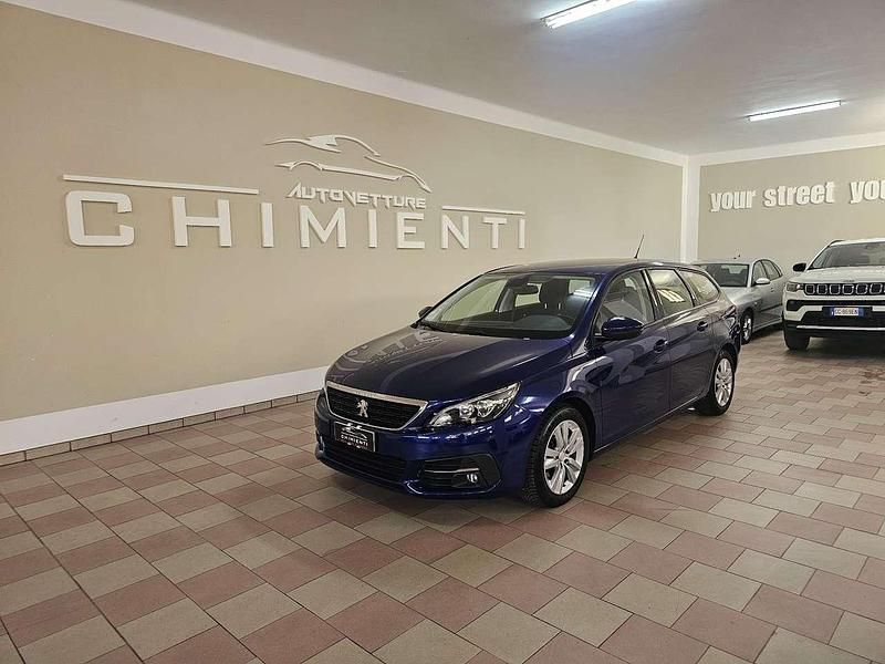 Usata Peugeot 308 SW Style 102 CV (75 kW) 2019 Blu/azzurro Station wagon