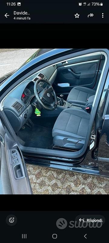 Usata VW Golf VI 2008 Nero Utilitaria