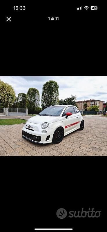 Usata Abarth 500 135 CV (99 kW) 2008 Bianco
