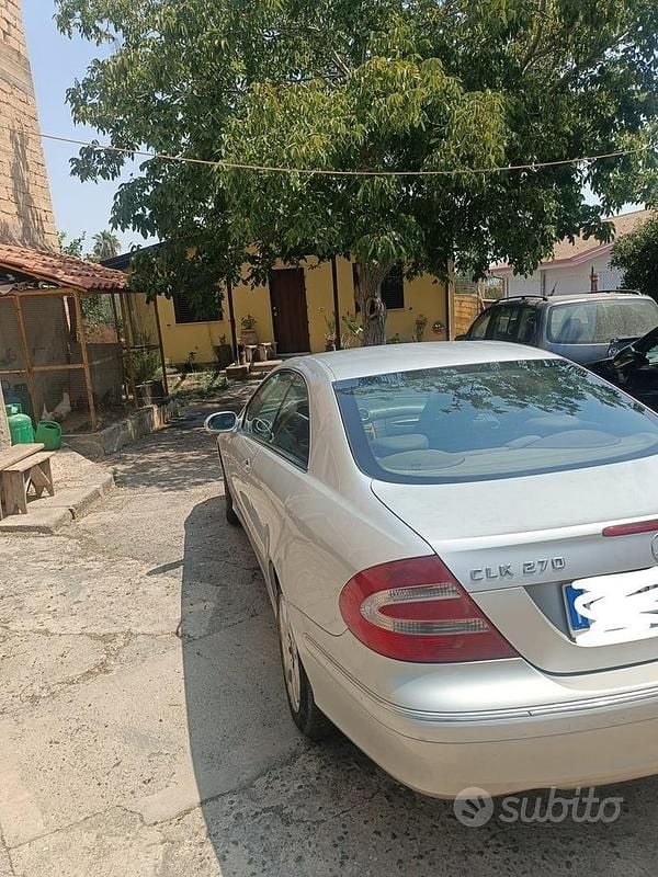 Usata Mercedes CLK270 170 CV (125 kW) 2004 Grigio Coupé