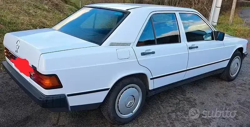 Usata Mercedes 190 1987 Bianco Berlina