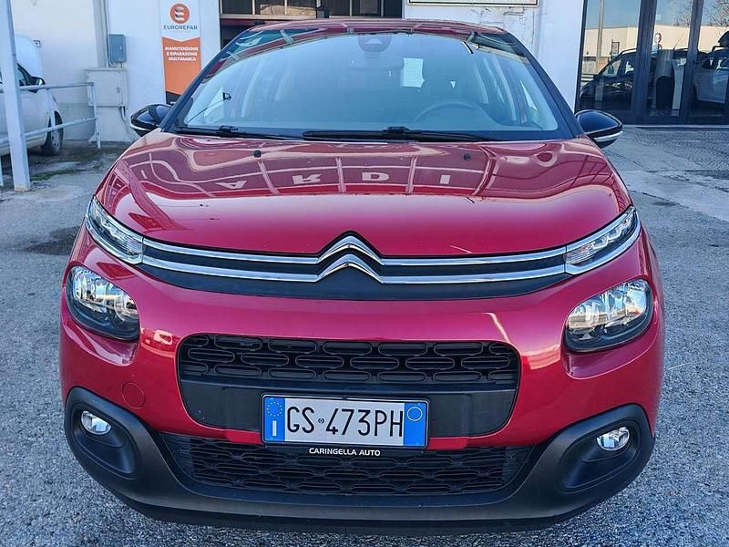 Rosso Usata 2018 Citroën C3 Feel Tre volumi | 8700 € (Buon prezzo) - Immagine 1/4