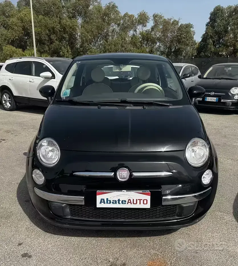Usata Fiat 500 Lounge 69 CV (50 kW) 2009 Nero Cabrio