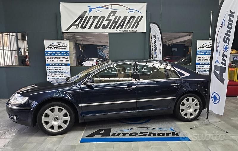 Usata VW Phaeton 313 CV (230 kW) 2007 Blu Berlina