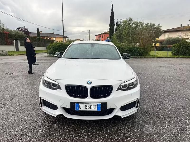 Usata BMW 218 M Sport 136 CV (100 kW) 2021 Bianco Coupé